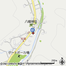 埼玉県入間郡越生町大満周辺の地図