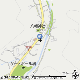 埼玉県越生町（入間郡）大満周辺の地図