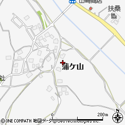 茨城県稲敷市蒲ケ山周辺の地図
