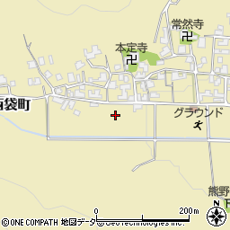 福井県鯖江市西袋町周辺の地図