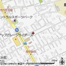 埼玉県上尾市原市4173周辺の地図