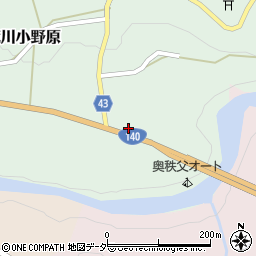 埼玉県秩父市荒川小野原206周辺の地図