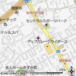 埼玉県上尾市原市252-14周辺の地図
