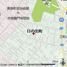 埼玉県さいたま市岩槻区日の出町周辺の地図
