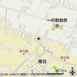 埼玉県春日部市薄谷215周辺の地図