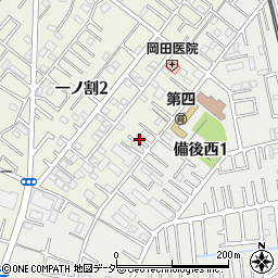 埼玉県春日部市一ノ割2丁目7-40周辺の地図