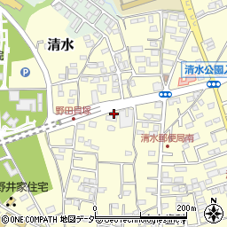 千葉県野田市清水535周辺の地図