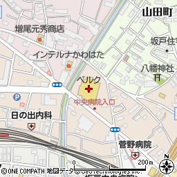 ベルク坂戸八幡店周辺の地図