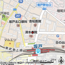 株式会社埼玉りそな銀行　坂戸支店りそな坂戸住宅ローンセンター周辺の地図