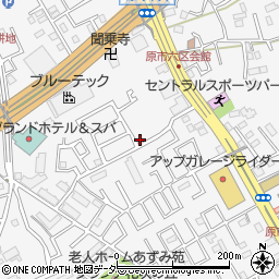 埼玉県上尾市原市265周辺の地図