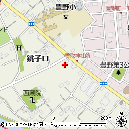 埼玉県春日部市銚子口620周辺の地図