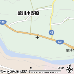 埼玉県秩父市荒川小野原143周辺の地図