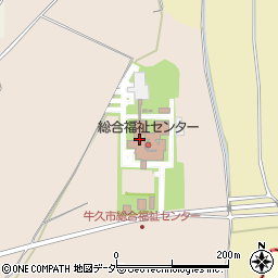 牛久市社会福祉協議会周辺の地図