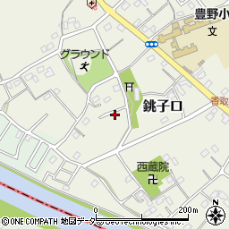 埼玉県春日部市銚子口569周辺の地図