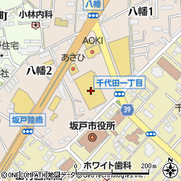 生鮮市場ＴＯＰ坂戸八幡店周辺の地図