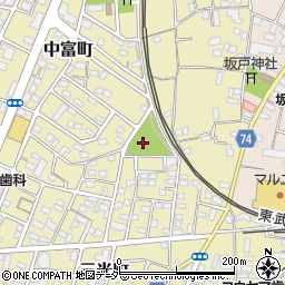 東込道公園トイレ周辺の地図