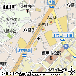 トイレつまり救急車２４坂戸八幡店周辺の地図