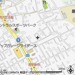 埼玉県上尾市原市4058周辺の地図