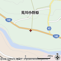 埼玉県秩父市荒川小野原129周辺の地図