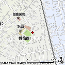 武里第２ちびッ子広場トイレ周辺の地図