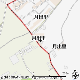 茨城県稲敷市月出里1369周辺の地図