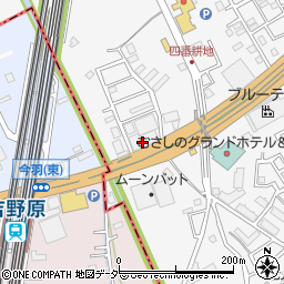 埼玉県上尾市原市324周辺の地図