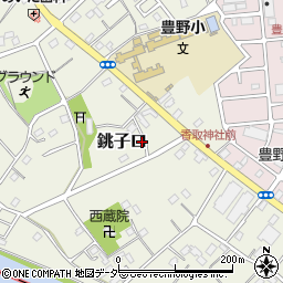 埼玉県春日部市銚子口576周辺の地図