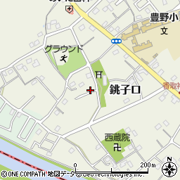 埼玉県春日部市銚子口552周辺の地図