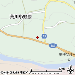 埼玉県秩父市荒川小野原216周辺の地図