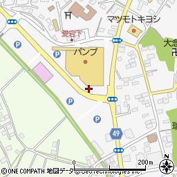フードスクエアカスミ江戸崎パンプ店駐車場周辺の地図