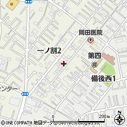 埼玉県春日部市一ノ割2丁目5-7周辺の地図