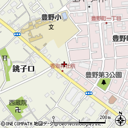 埼玉県春日部市銚子口2483周辺の地図
