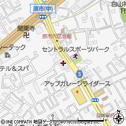 埼玉県上尾市原市250-3周辺の地図