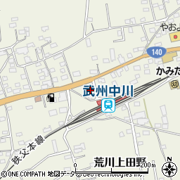 上田野郵便局周辺の地図