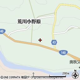 埼玉県秩父市荒川小野原222周辺の地図