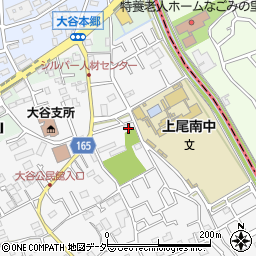 埼玉県上尾市大谷本郷855周辺の地図