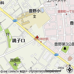 埼玉県春日部市銚子口1102周辺の地図