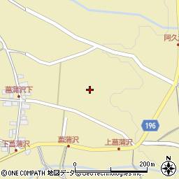 長野県諏訪郡原村菖蒲沢周辺の地図