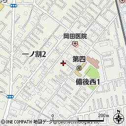 埼玉県春日部市一ノ割2丁目7-24周辺の地図