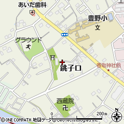 埼玉県春日部市銚子口周辺の地図