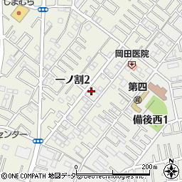 埼玉県春日部市一ノ割2丁目5-9周辺の地図