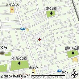 埼玉県さいたま市北区別所町周辺の地図