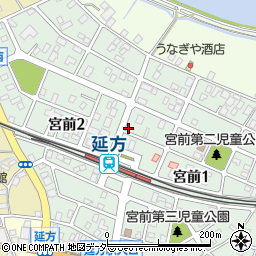 茨城県潮来市宮前周辺の地図