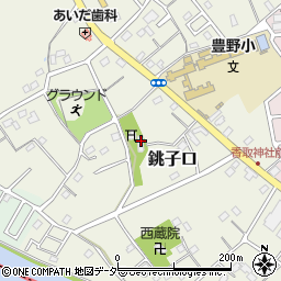 埼玉県春日部市銚子口1361周辺の地図