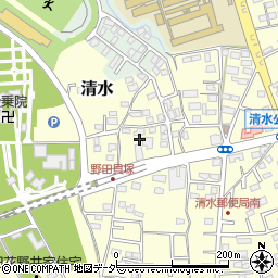 千葉県野田市清水548周辺の地図