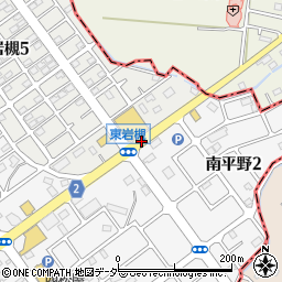 東岩槻駅入口周辺の地図