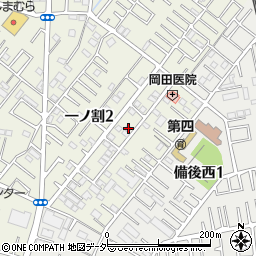 埼玉県春日部市一ノ割2丁目5-4周辺の地図