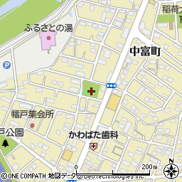 西込道公園トイレ周辺の地図