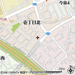 埼玉県上尾市壱丁目北10-3周辺の地図