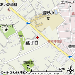 埼玉県春日部市銚子口575周辺の地図